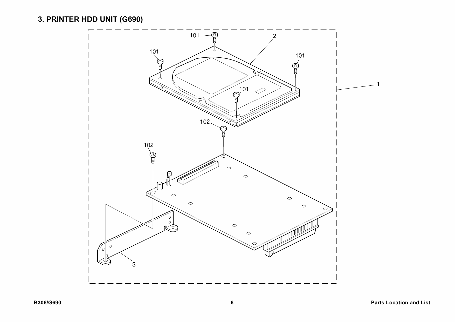 RICOH Options B306 G690 PRINTER-OPTION Parts Catalog PDF download-2